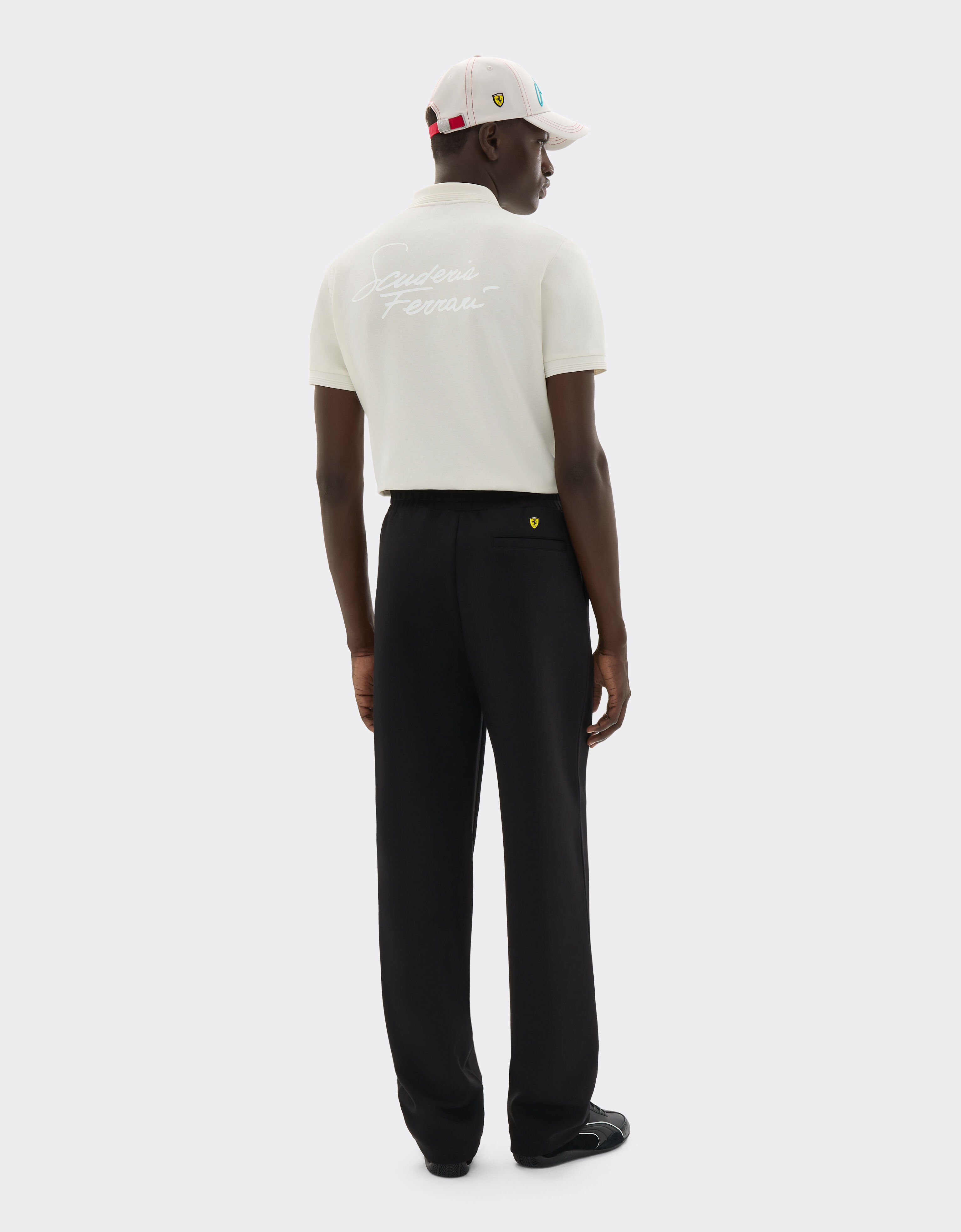 Ferrari Scuderia Ferrari Miami 2026 Polo Shirt Avorio SJMPO0019JCO0039f