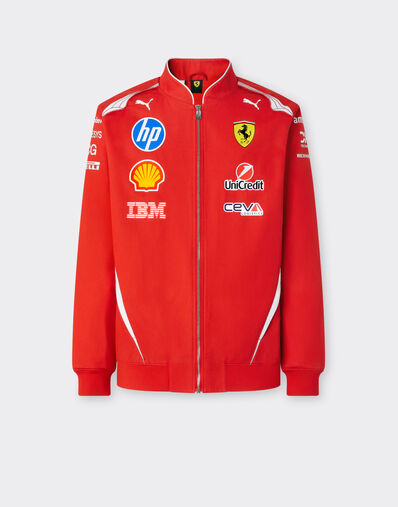 Ferrari Replica Drivers Authentic 2026 Bomber Jacket Puma for Scuderia Ferrari HP Red LA0H1f