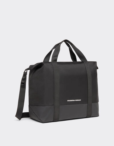  Weekender bag in technical fabric Nero SBNWE0003HMM0033f