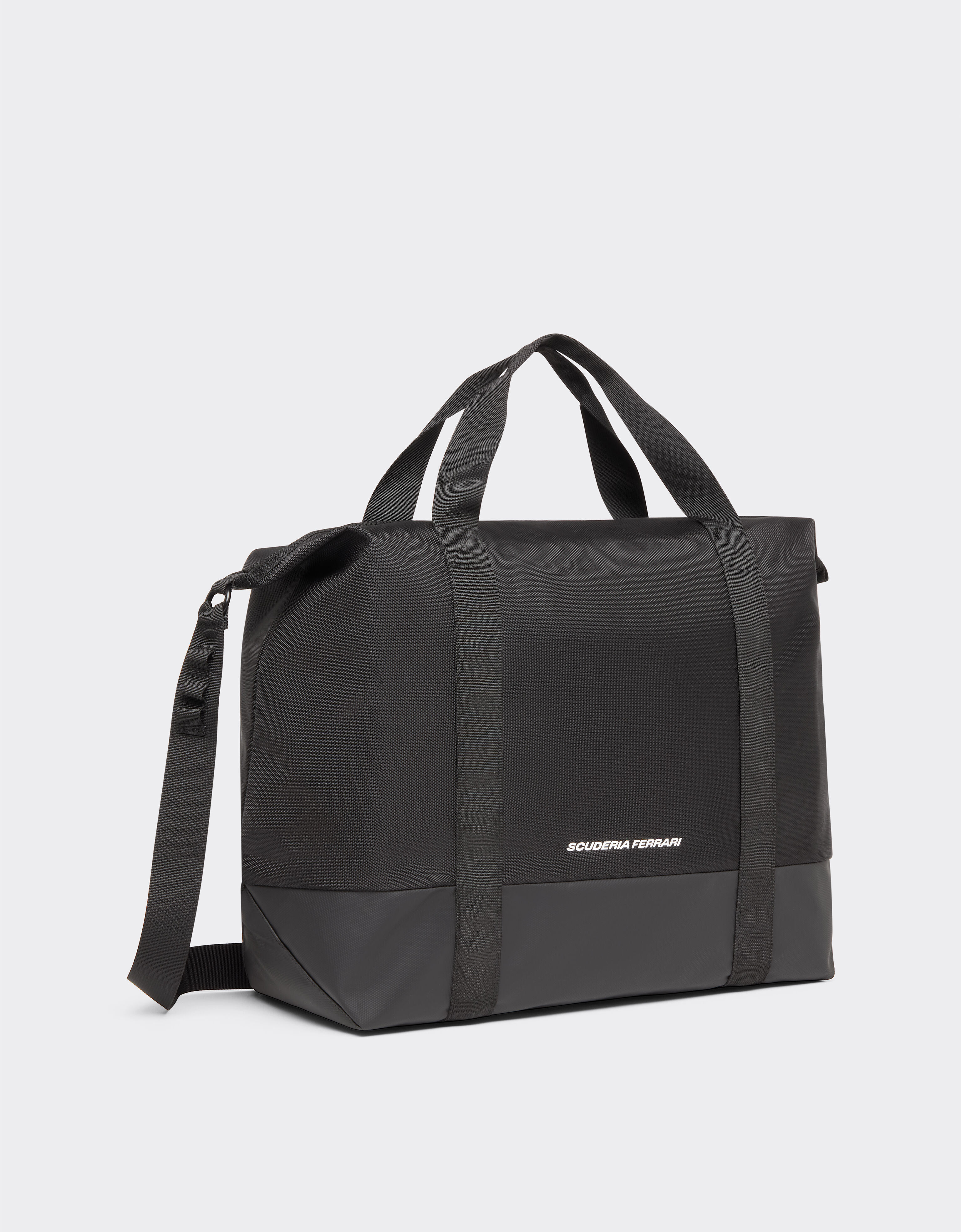  Weekender bag in technical fabric Nero SBNWE0003HMM0033f