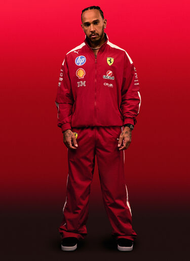 Ferrari Puma 与 Scuderia Ferrari HP 合作款2025 T7 车手夹克 红色 LA041f