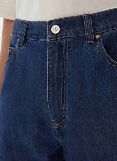 Alcantara® 细节五口袋牛仔裤 Ferrari Alcantara® 细节五口袋牛仔裤 Blu Denim CDMTR0014DCO0014f