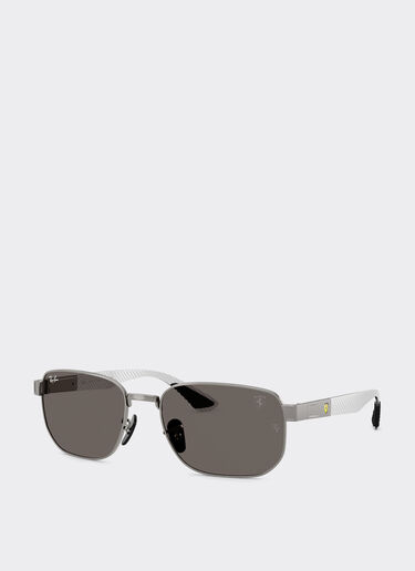 Ferrari Ray-Ban for Scuderia Ferrari RB8329M in gunmetal metal with dark grey lenses Gunmetal LA0JYf
