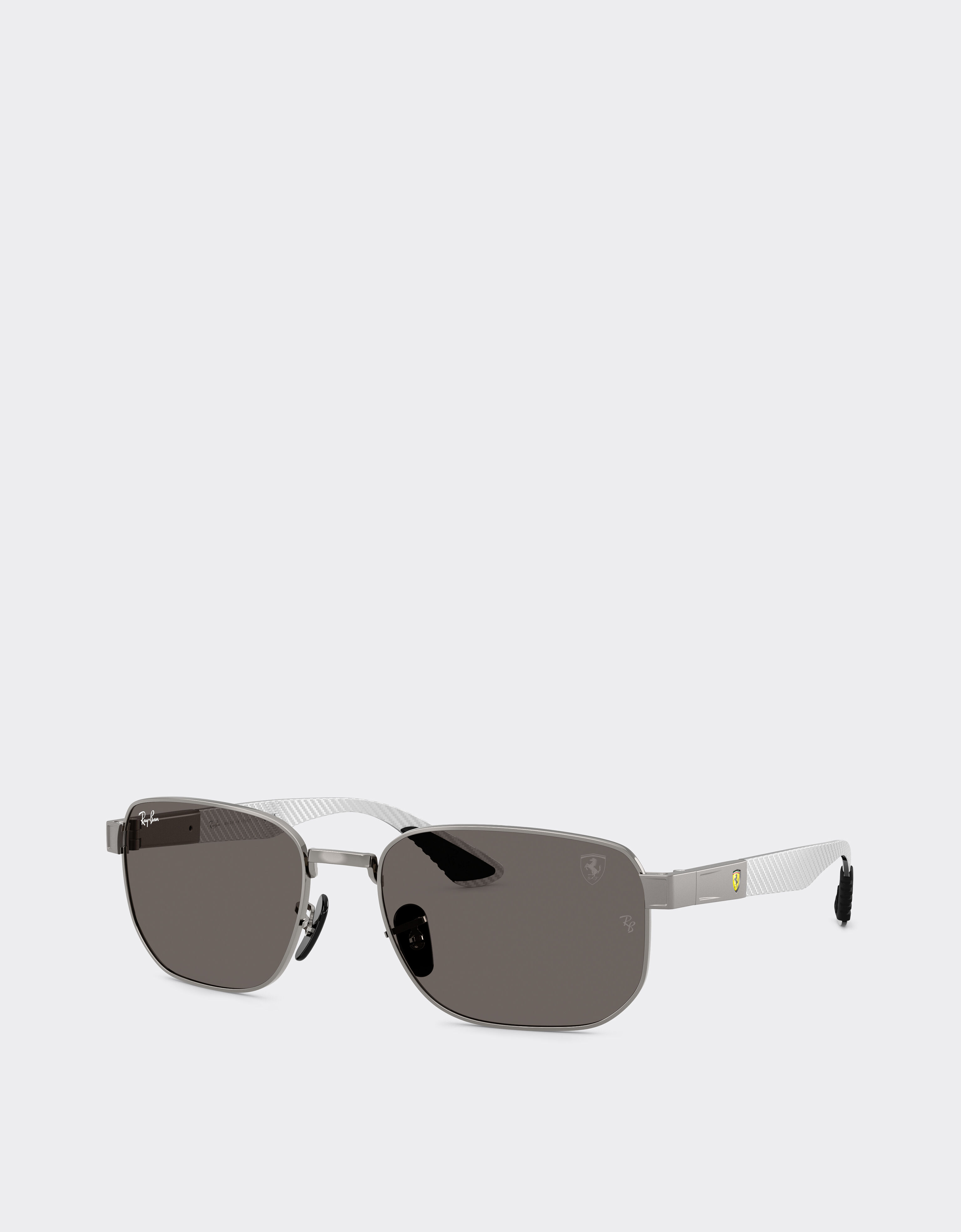 Ferrari Ray-Ban for Scuderia Ferrari RB8329M in gunmetal metal with dark grey lenses Gunmetal LA0JYf