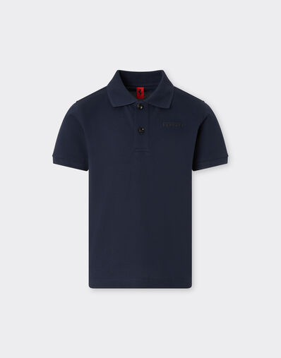 Ferrari 法拉利徽标有机棉 Polo 衫 海军蓝 22760fK