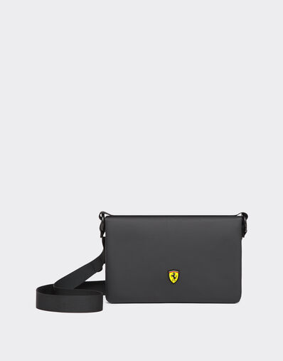  Crossbody bag with Ferrari Scudetto Nero SBNBP0017HMM0032f