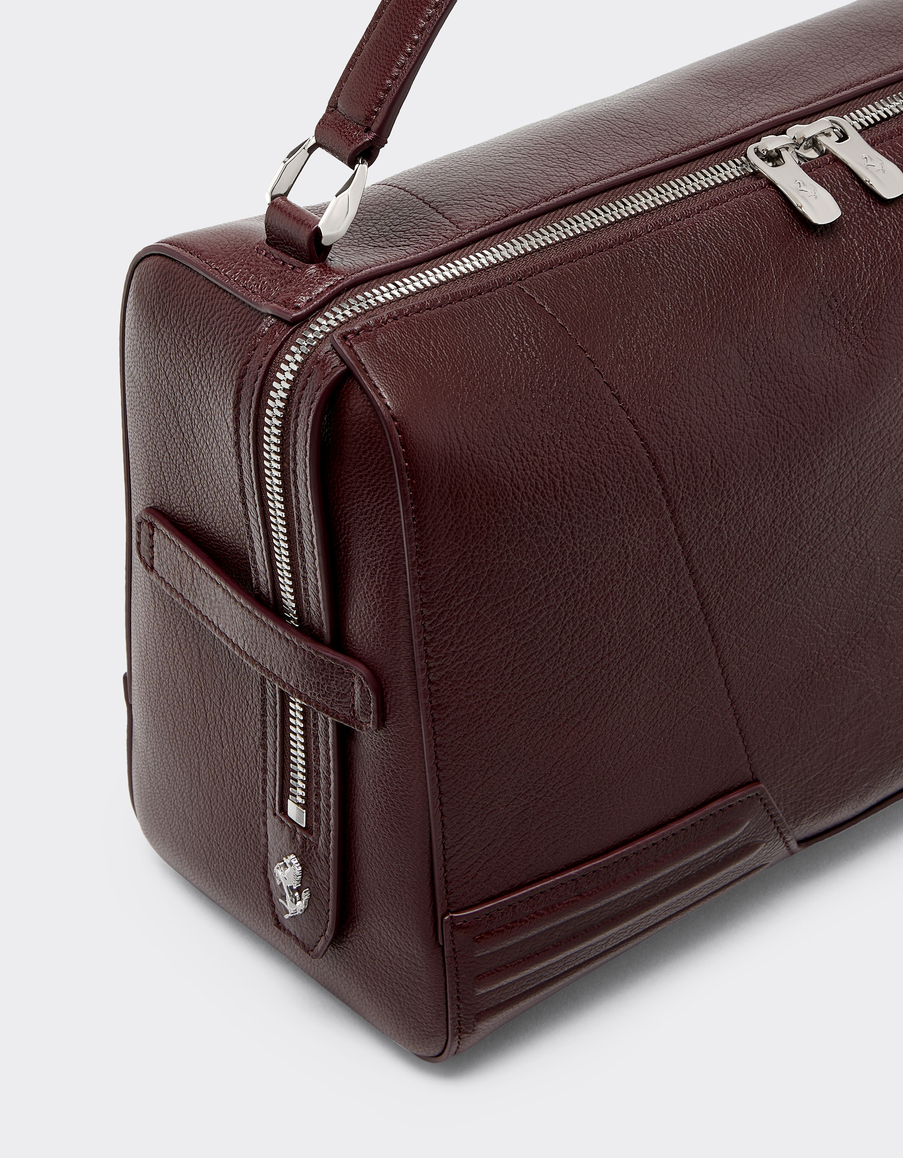 Ferrari GT Soft Bag in Garnet Leather Ferrari Ferrari GT Soft Bag in Garnet Leather Red brown CBWSB0002YL00071f
