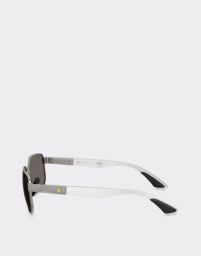 Ferrari Ray-Ban for Scuderia Ferrari RB8329M in gunmetal metal with dark grey lenses Gunmetal LA0JYf