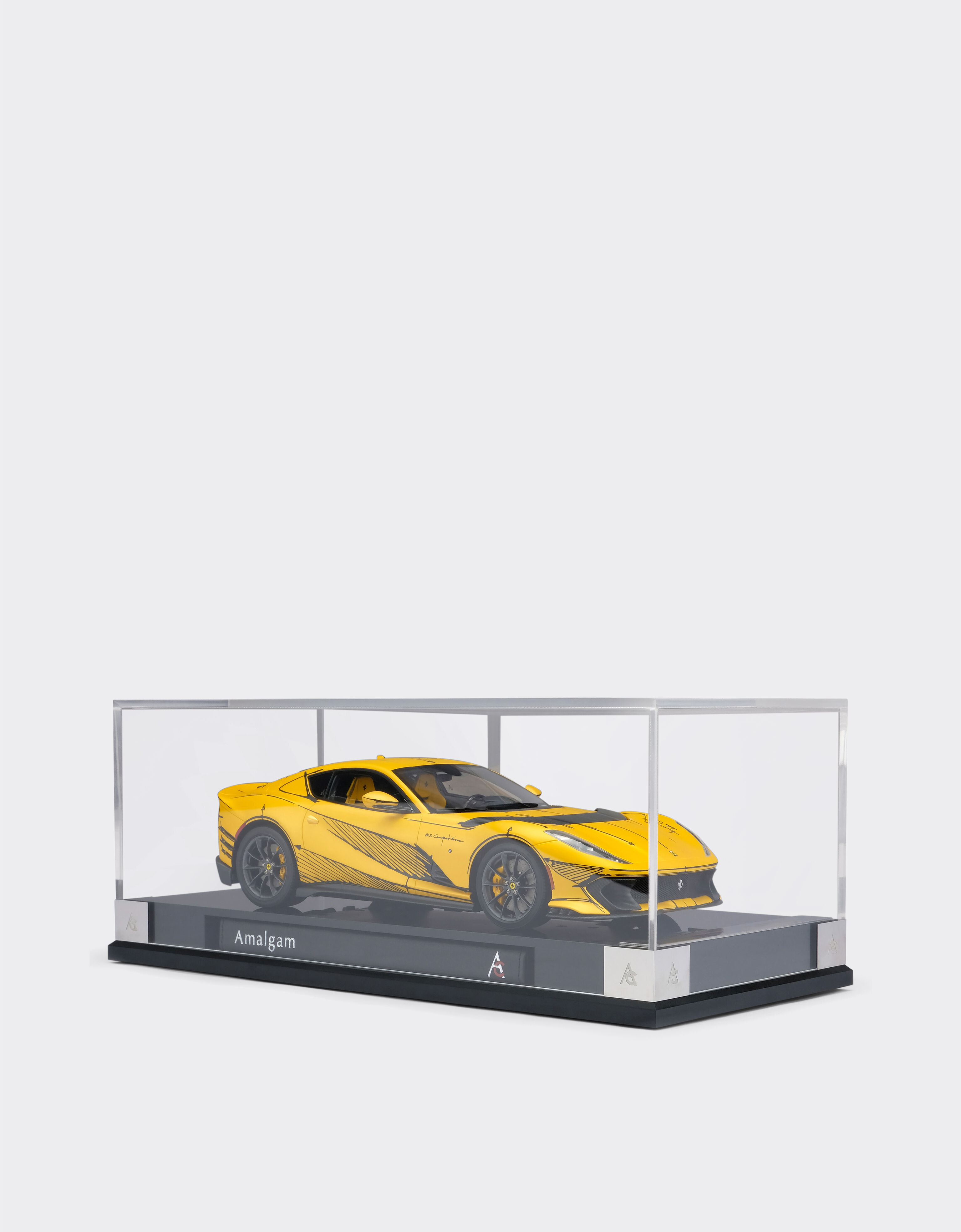 Ferrari 1:18比例法拉利812模型车 赛车红 F1369f