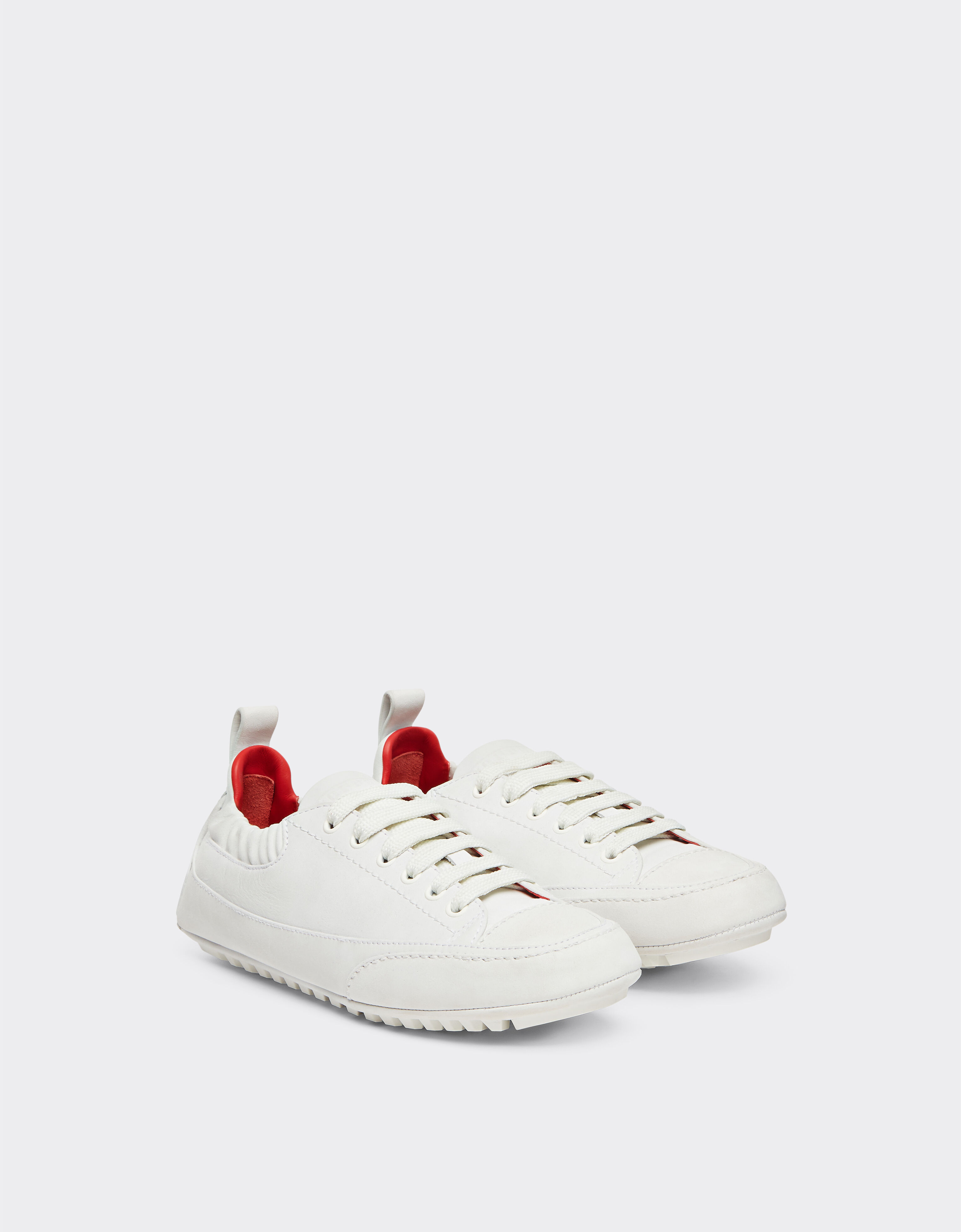 Ferrari 牛巴革驾驶训练鞋 Optical White 22037f