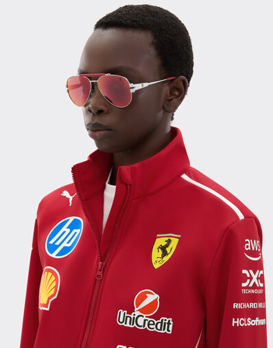 Ferrari Ray-Ban for Scuderia Ferrari RB3762M Hypercar 银色 LA017f