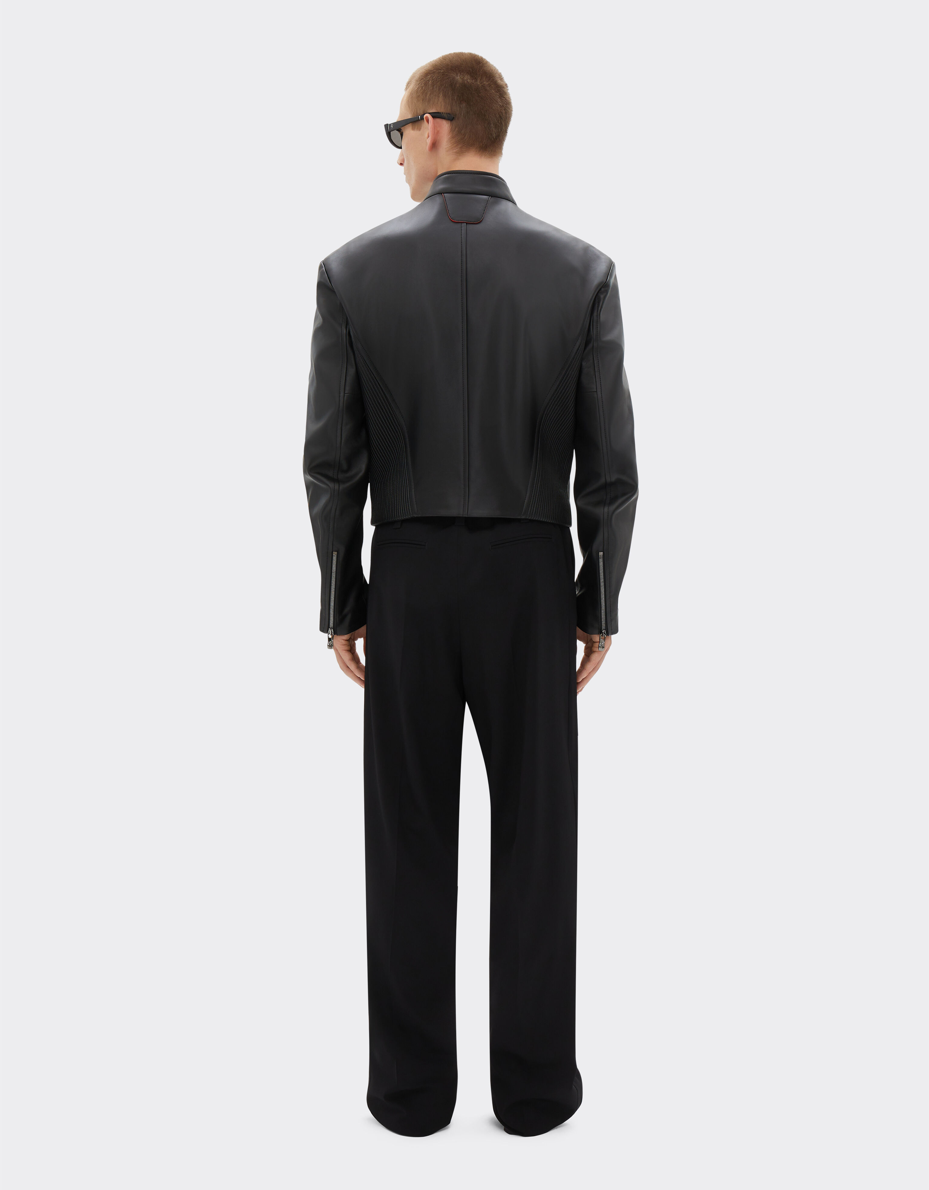 Nappa leather biker jacket Ferrari Nappa leather biker jacket Black 21639f