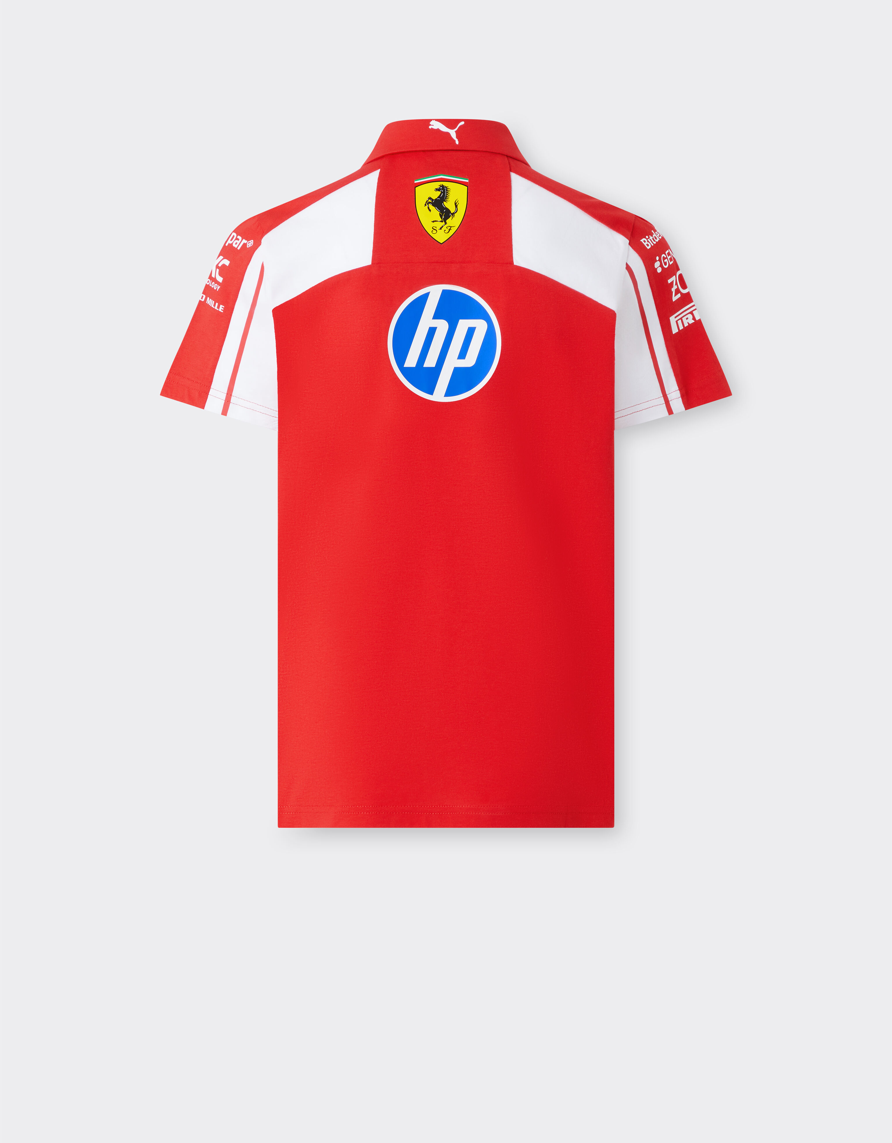Replica 2026 Puma for Scuderia Ferrari HP children's polo shirt Ferrari Replica 2026 Puma for Scuderia Ferrari HP children's polo shirt Red LA0H5fK