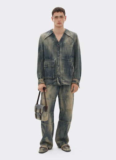 Ferrari 酸洗牛仔裤 Blu Denim 51186f