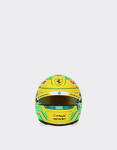 Ferrari Mini Helmet Hamilton Brazil Special Edition 2025 1:2 Scale Multicolore LA0DEf