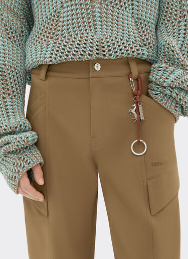 Ferrari 科技棉质工装裤 Khaki Green 50354f