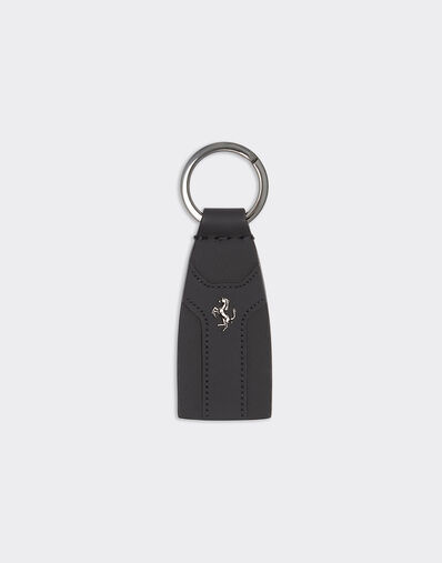 Ferrari Second Life Leather Keychain Black 21437f