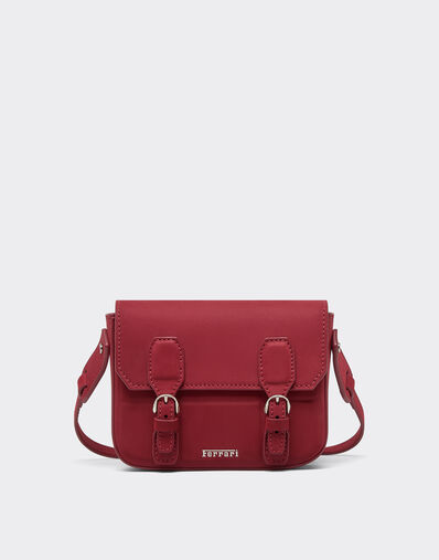 Ferrari Mini nubuck messenger bag Maison Red 50240f