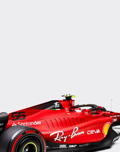 Ferrari 1:8 Carlos Sainz 法拉利 F1-75 模型车 红色 F0666f