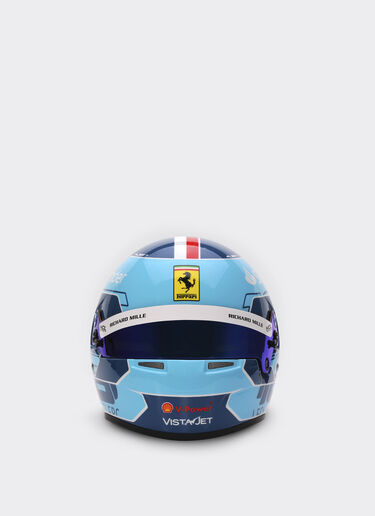 Ferrari 1:2比例 Charles Leclerc 迈阿密2024特别版迷你头盔 浅蓝色 F1348f