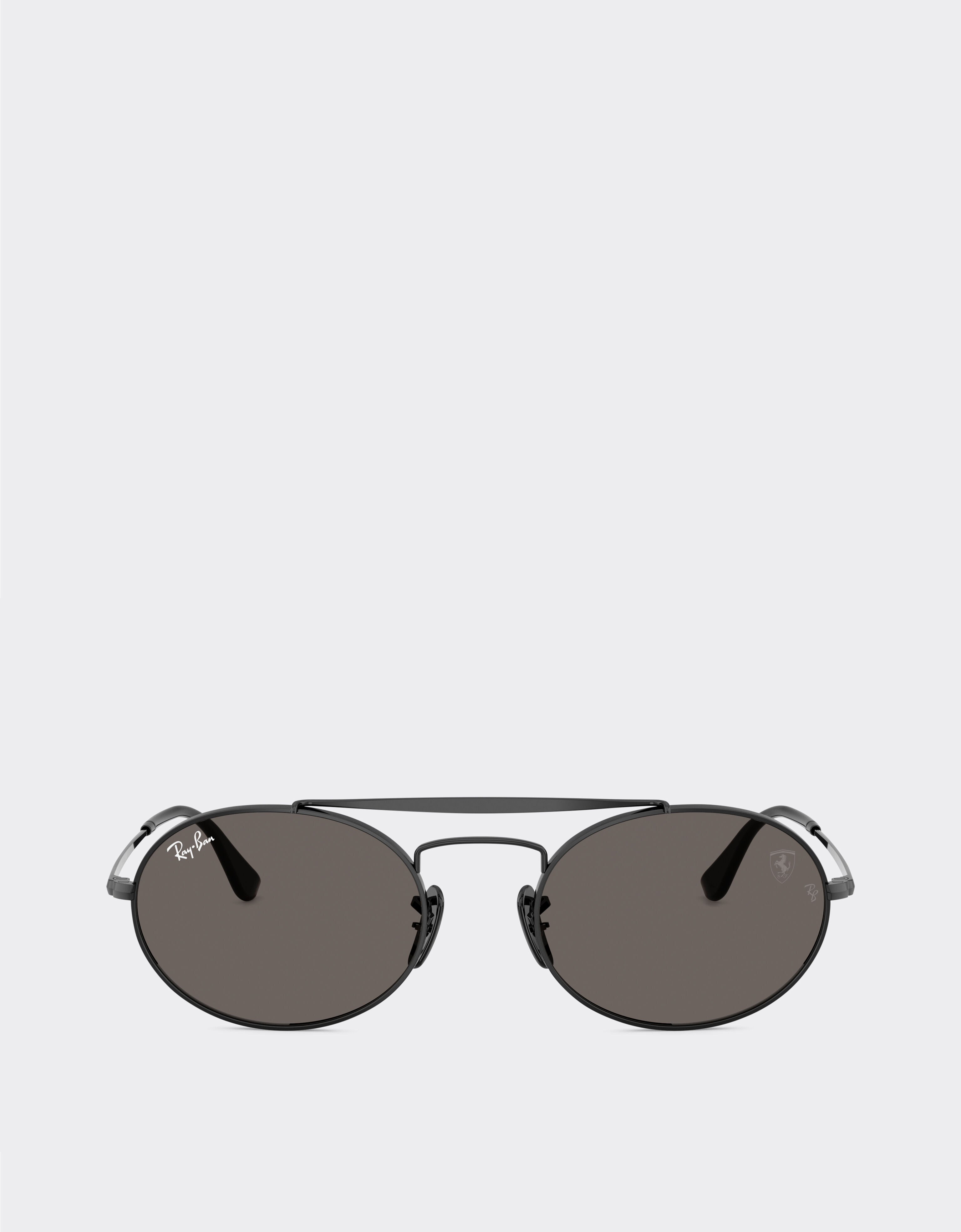 雷朋与法拉利车队合作款 RB3775M 深灰色镜片黑色金属太阳镜 Ferrari 雷朋与法拉利车队合作款 RB3775M 深灰色镜片黑色金属太阳镜 黑色 LA0EEf