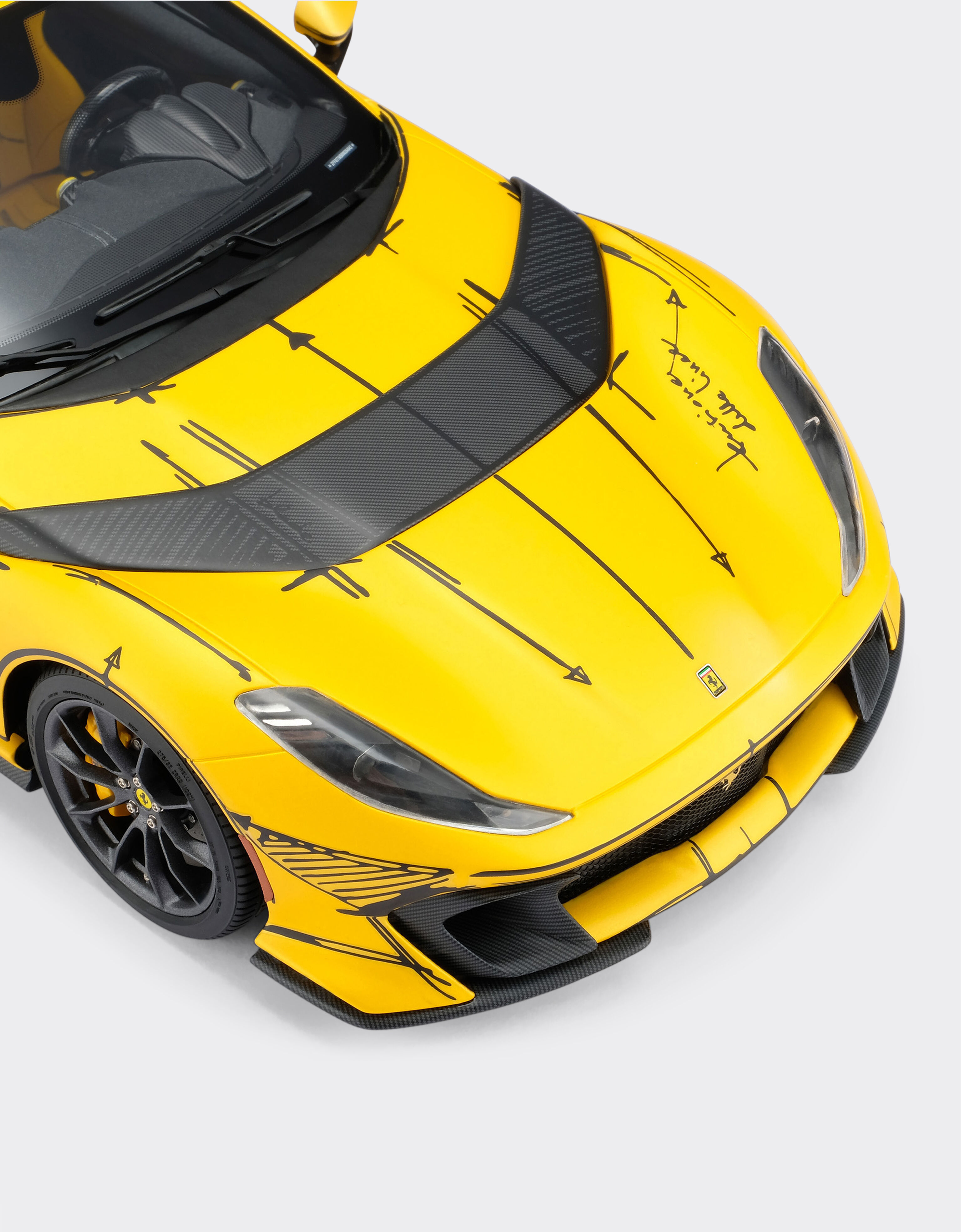 Ferrari 1:18比例法拉利812模型车 赛车红 F1369f