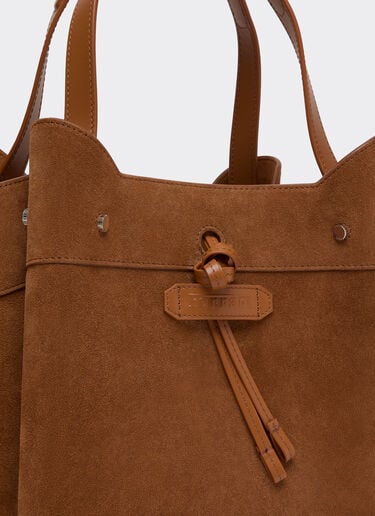 Ferrari 绒面革迷你托特包 Jute 50594f