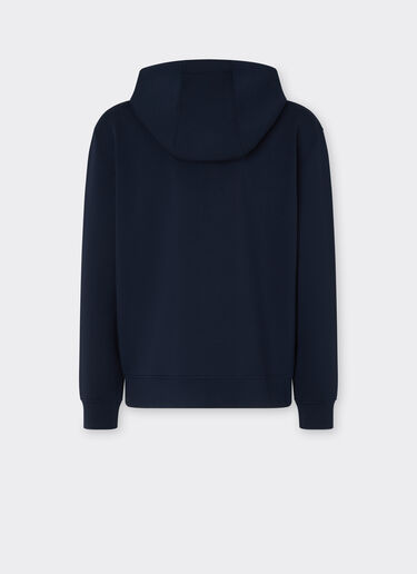 Ferrari Hooded sweatshirt in scuba Navy 51158f