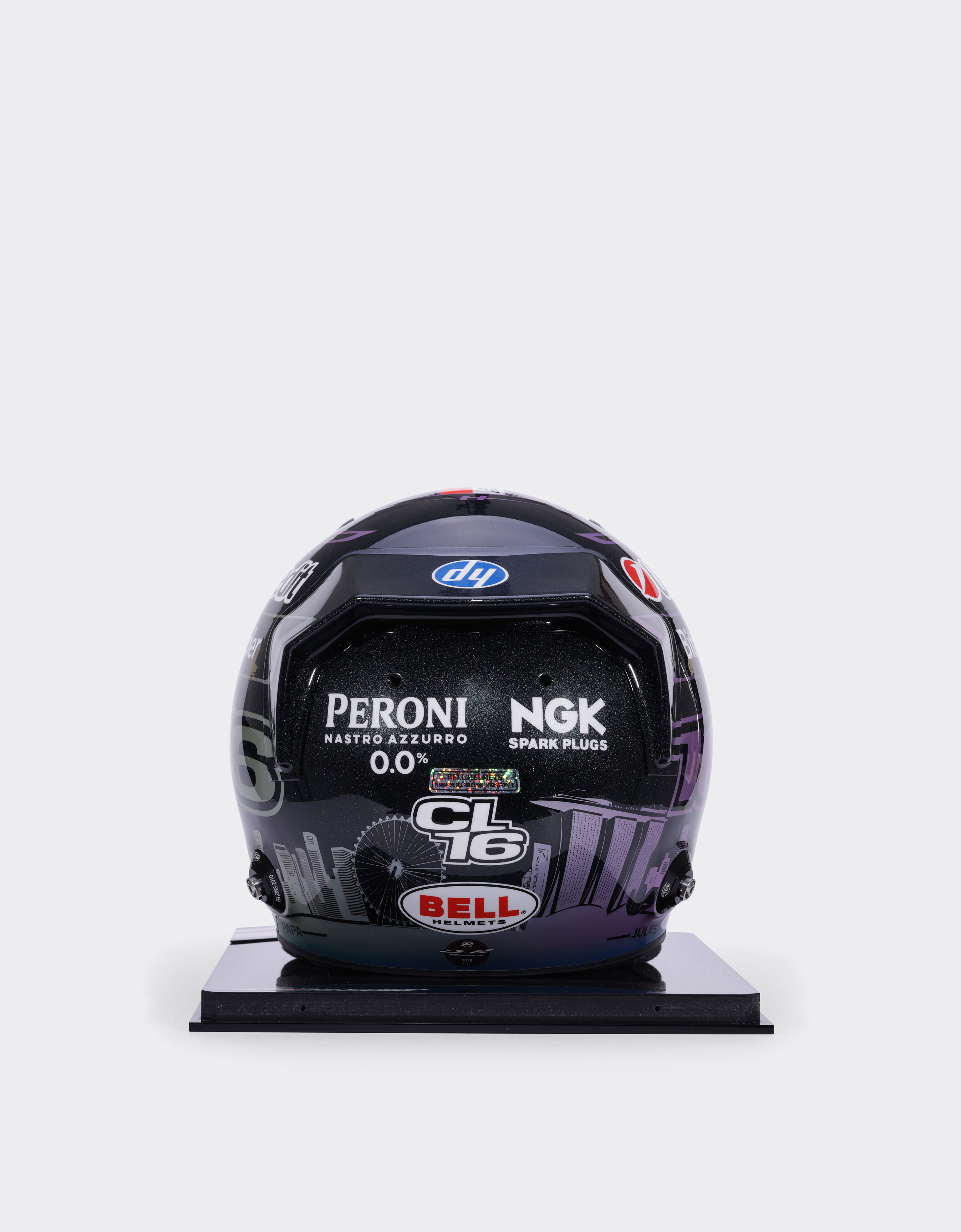 Ferrari Charles Leclerc 1:1 Special Edition Helmet for the 2026 Singapore Grand Prix Multicolor LO0R3047EXT0001f