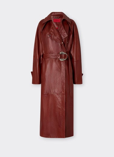 Ferrari 上腊皮革外套 Fired Brick 51441f