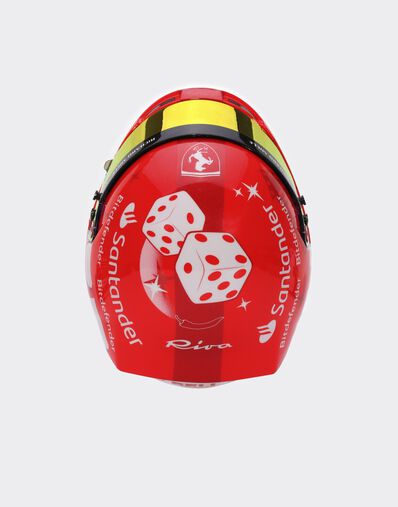 Ferrari 1:2 2023 Carlos Sainz 迷你头盔 - 拉斯维加斯特别版 红色 F0904f