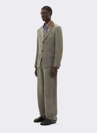 Blazer en cady de viscose à effet délavé Ferrari Blazer en cady de viscose à effet délavé Olive green CWMJK0008WVI0005f