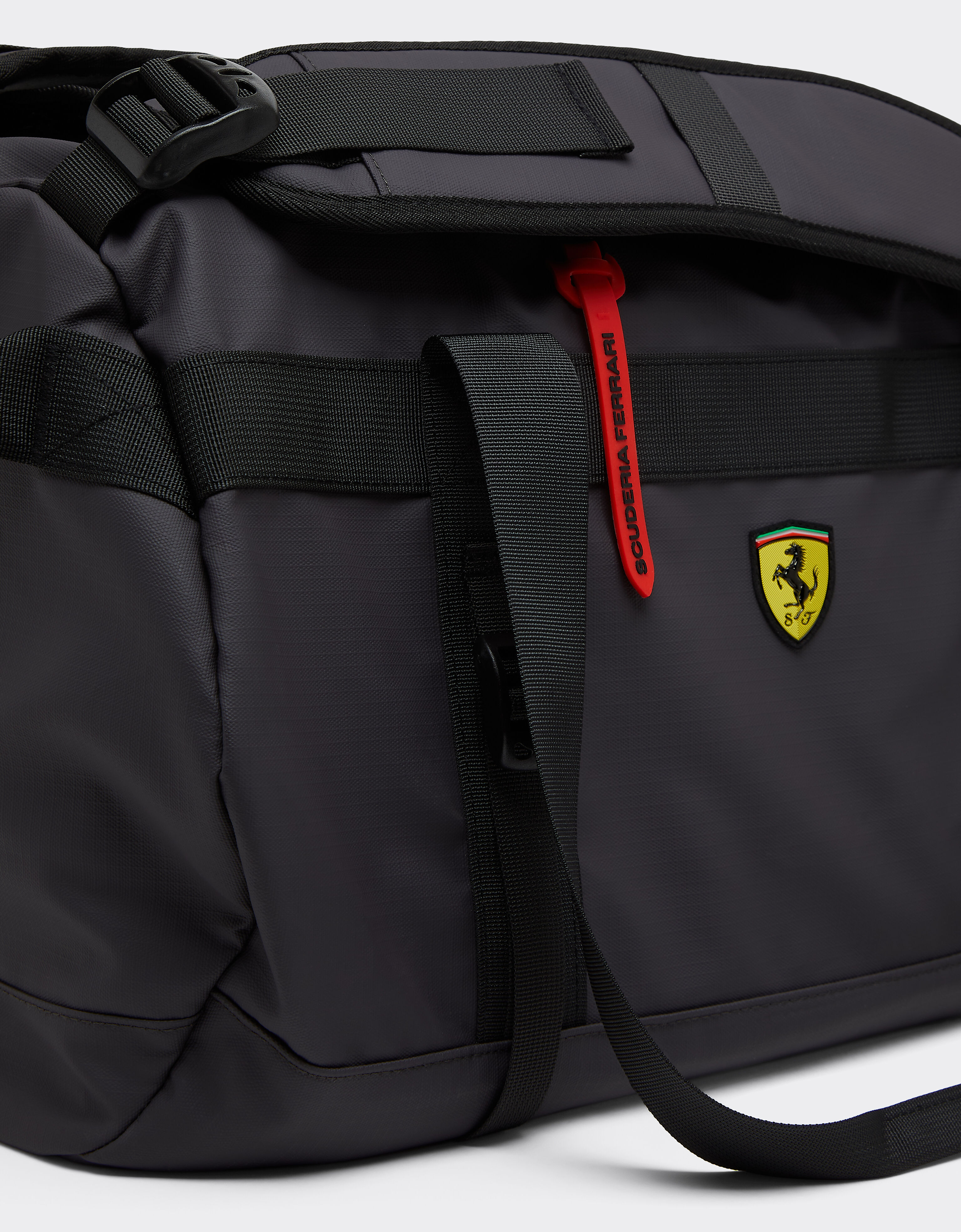  Duffle bag and backpack with Ferrari Scudetto Bianco SBNDU0001YF00017f