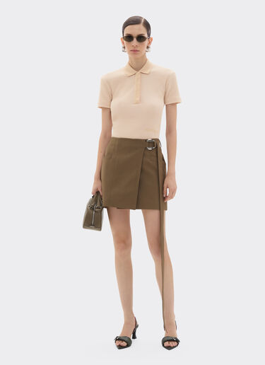 Ferrari 法拉利徽标刺绣珠地 Polo 衫 Powder Pink 50104f