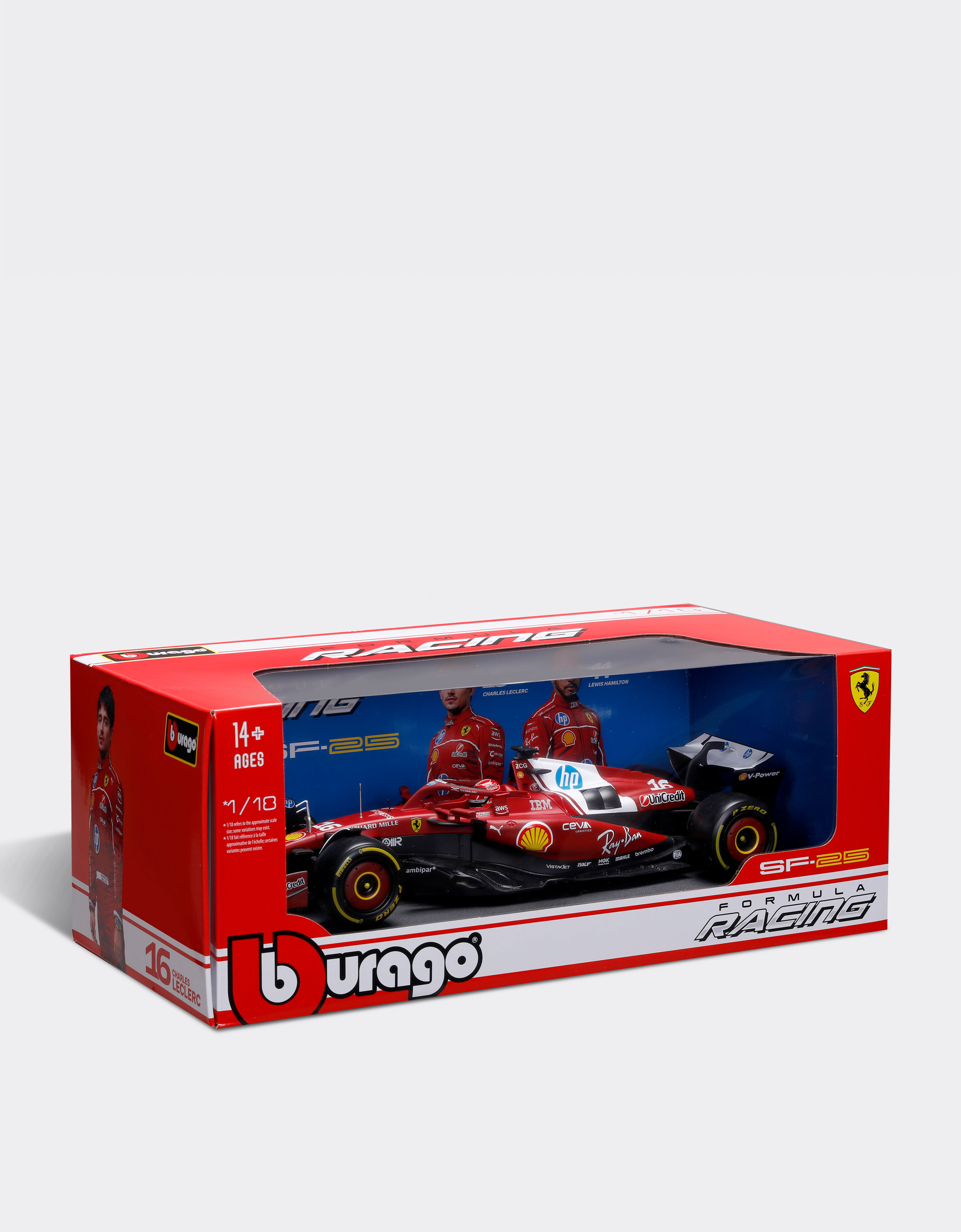 Ferrari SF-25 Leclerc Model Car, 1:18 Scale Ferrari Ferrari SF-25 Leclerc Model Car, 1:18 Scale Rosso LO0R1335EXT0001f