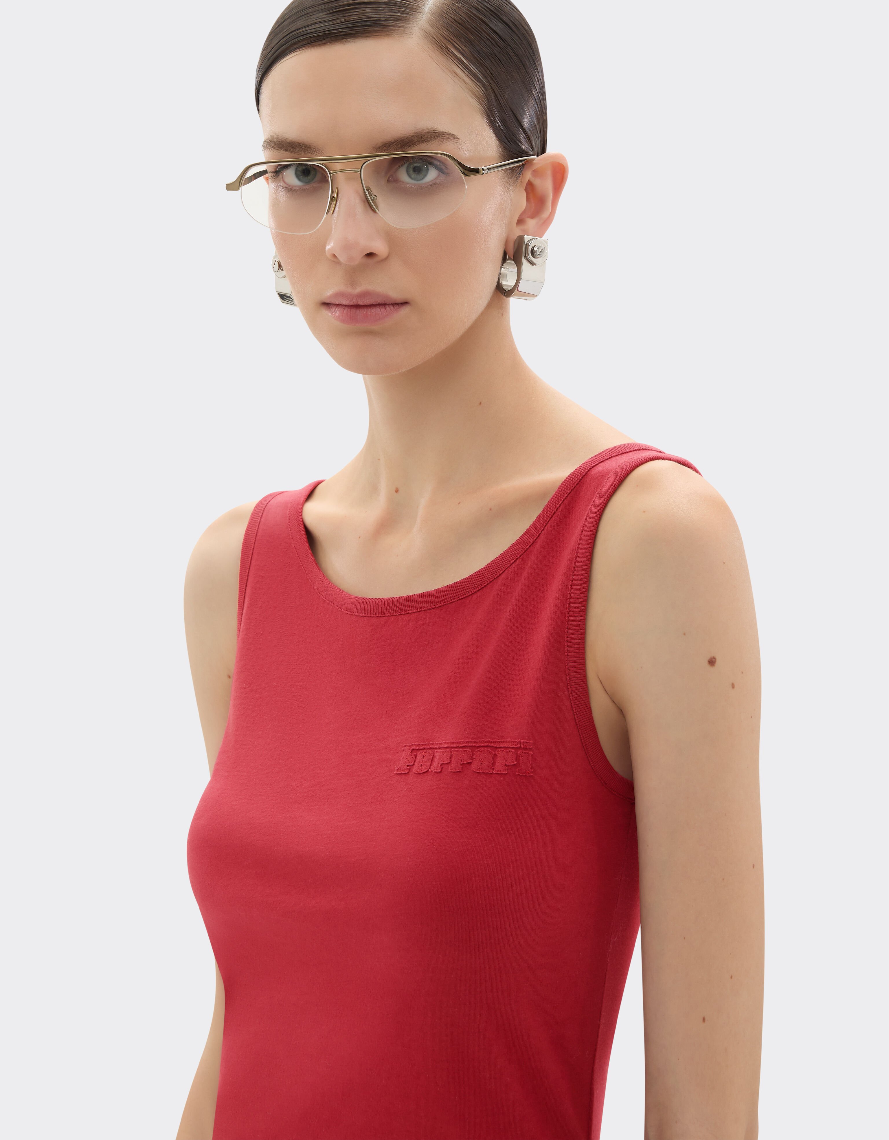 Ferrari 法拉利徽标棉质背心 Maison Red 50848f