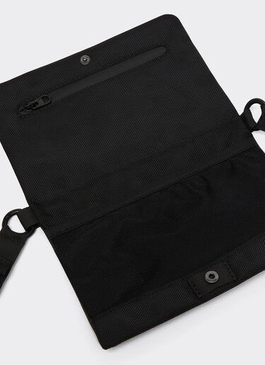  Crossbody bag with Ferrari Scudetto Nero SBNBP0017HMM0032f