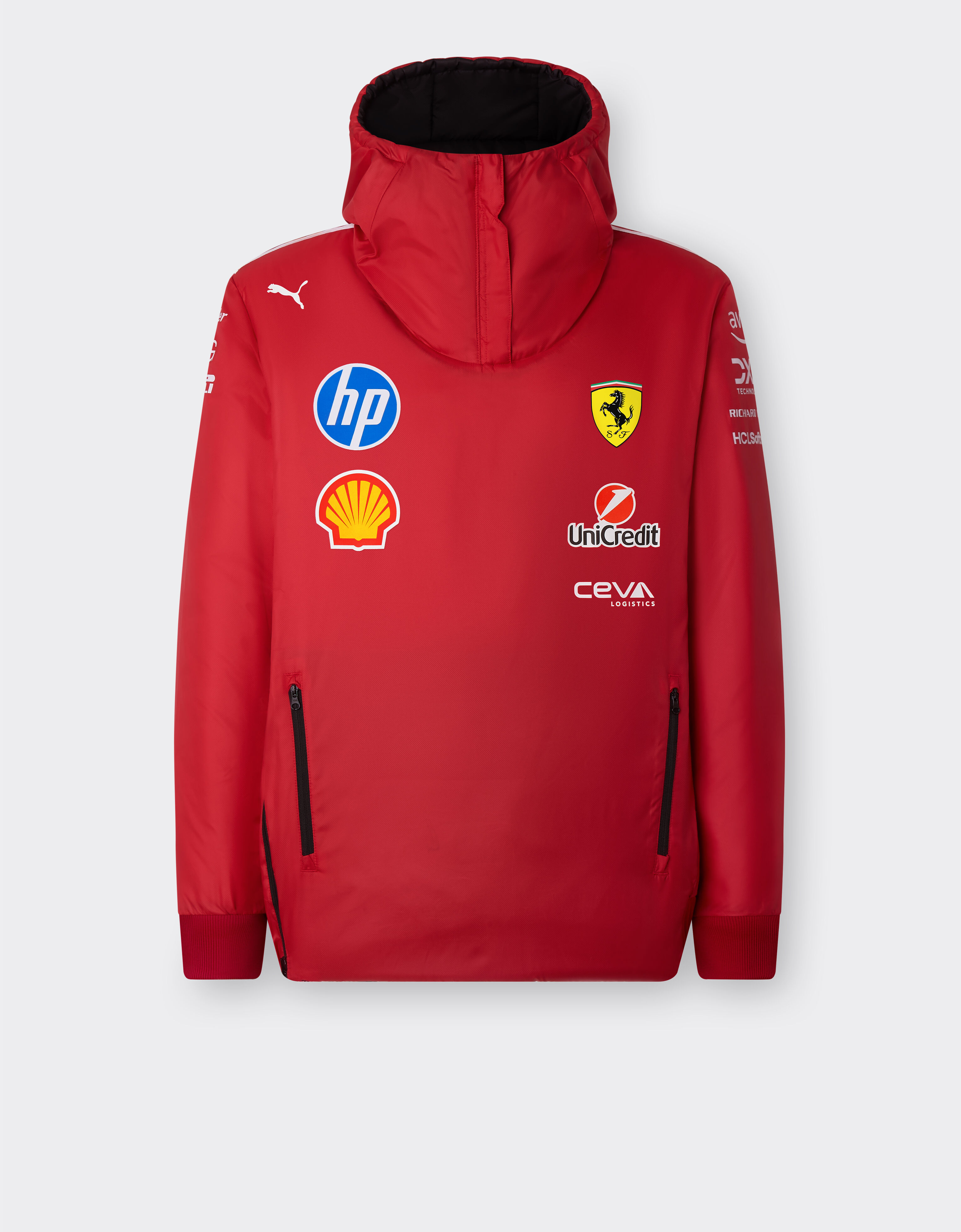 Ferrari Puma 与 Scuderia Ferrari HP 合作款2025车队双面夹克 红色 LA068f