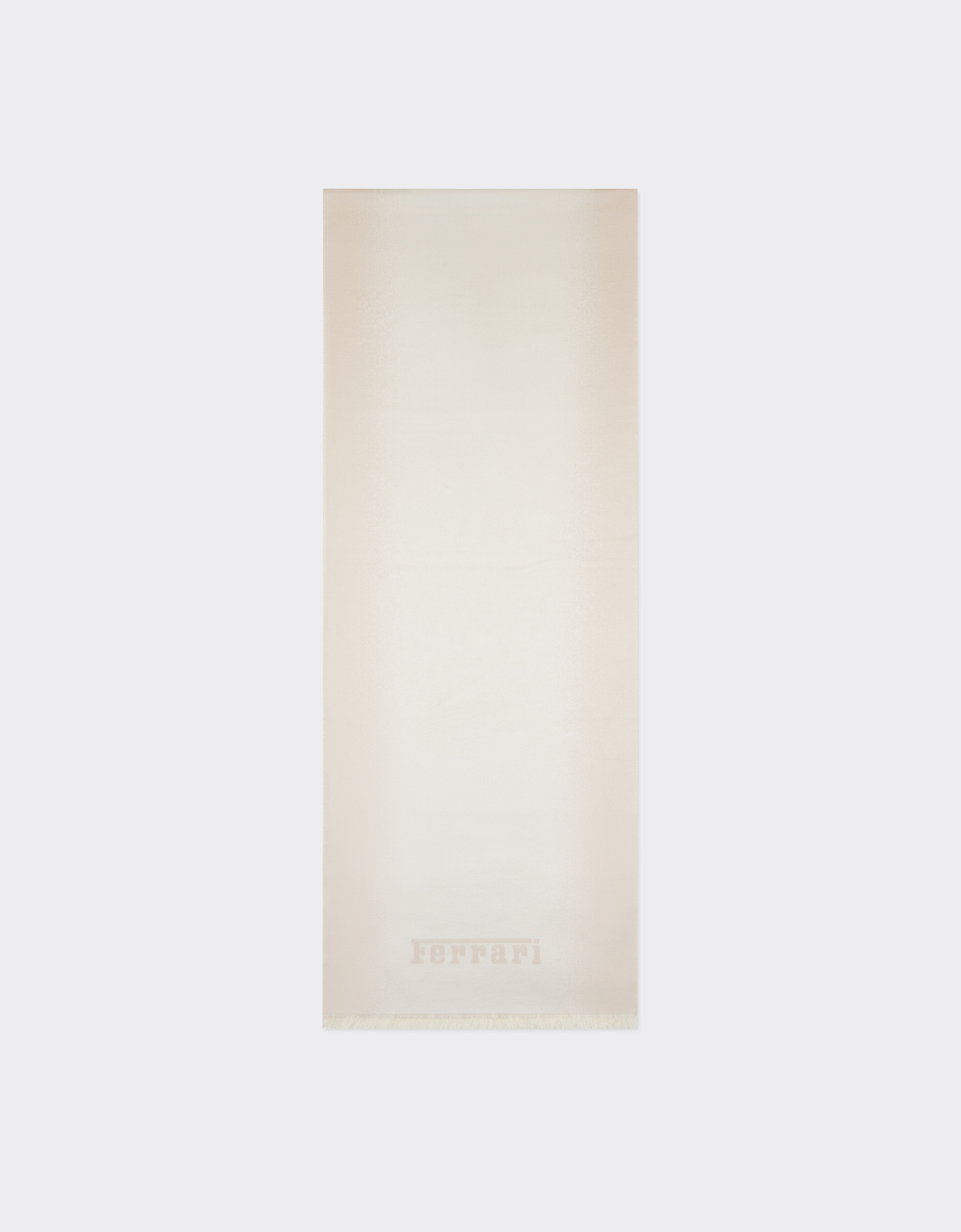 Ferrari Brushed silk scarf Oat 50368f