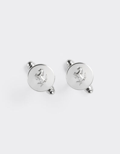 Ferrari Metal cufflinks Polished Chrome 50026f