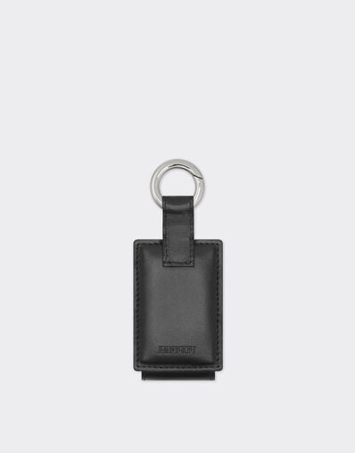 Ferrari Porte-clés en cuir pour amulette. Noir CPNKH0005YL00005f