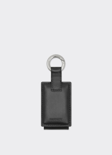Porte-clés en cuir pour amulette. Ferrari Porte-clés en cuir pour amulette. Noir CPNKH0005YL00005f
