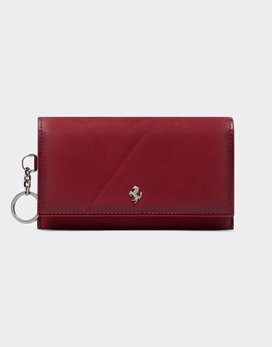 Ferrari Nubuck eyeglass case Maison Red 50523f
