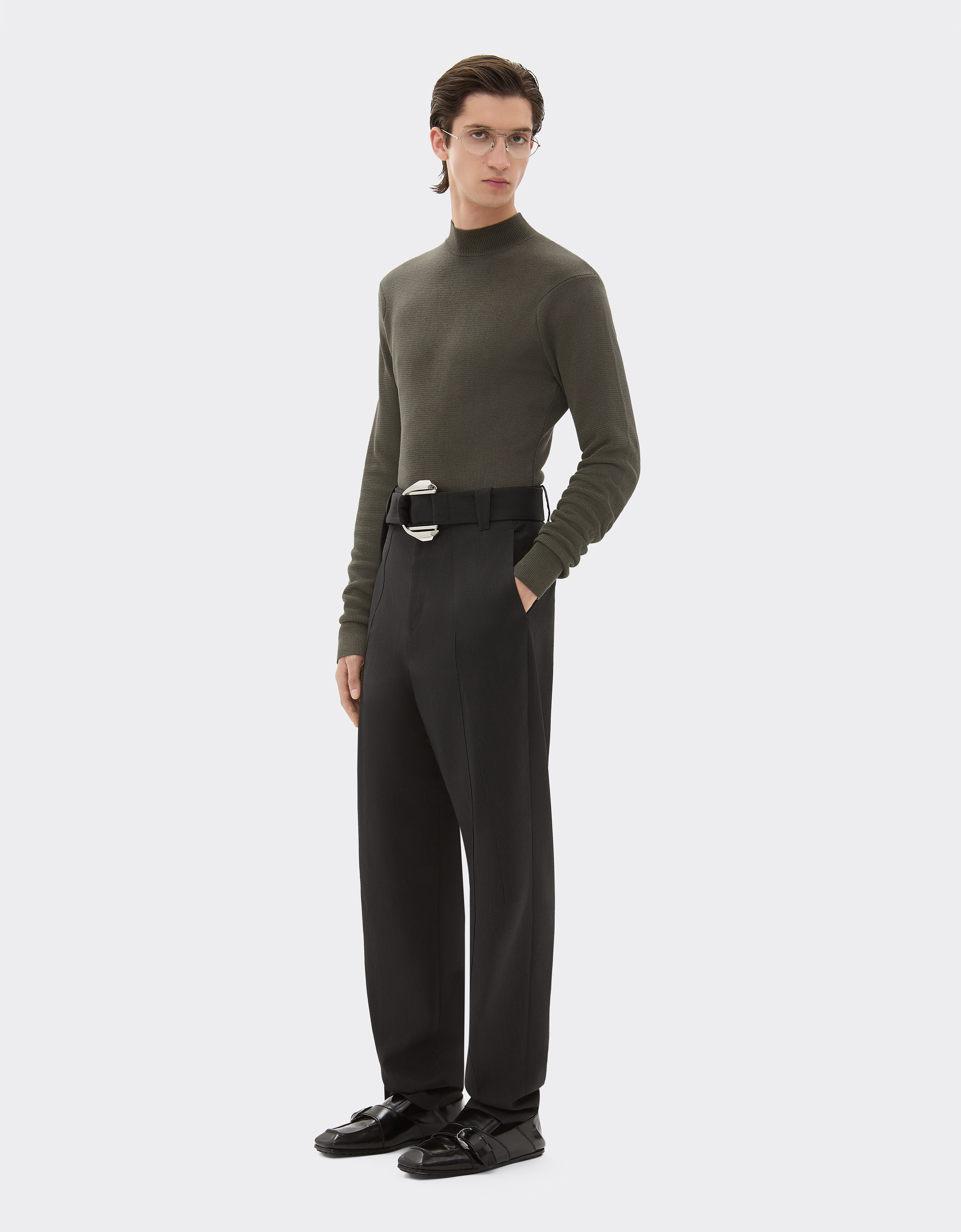 Ferrari 真丝套衫 洛登绿 49783f