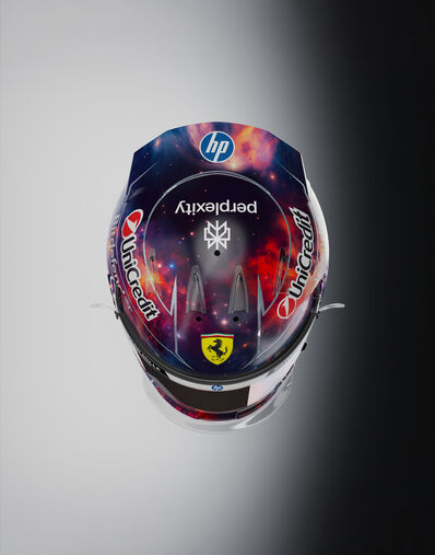 Lewis Hamilton 1:1 Special Edition Helmet for the 2026 Austin Grand Prix Ferrari Lewis Hamilton 1:1 Special Edition Helmet for the 2026 Austin Grand Prix Multicolor LS0OT3060EXT0001f