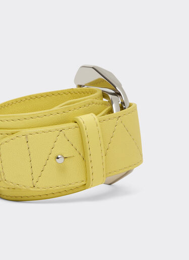 Leather bracelet with buckle Ferrari Leather bracelet with buckle Iris Yellow 50002f