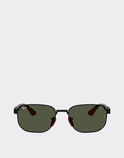 Ray-Ban for Scuderia Ferrari RB8329M in matte black metal with green lenses Ferrari Ray-Ban for Scuderia Ferrari RB8329M in matte black metal with green lenses Black Matt LA0JUf