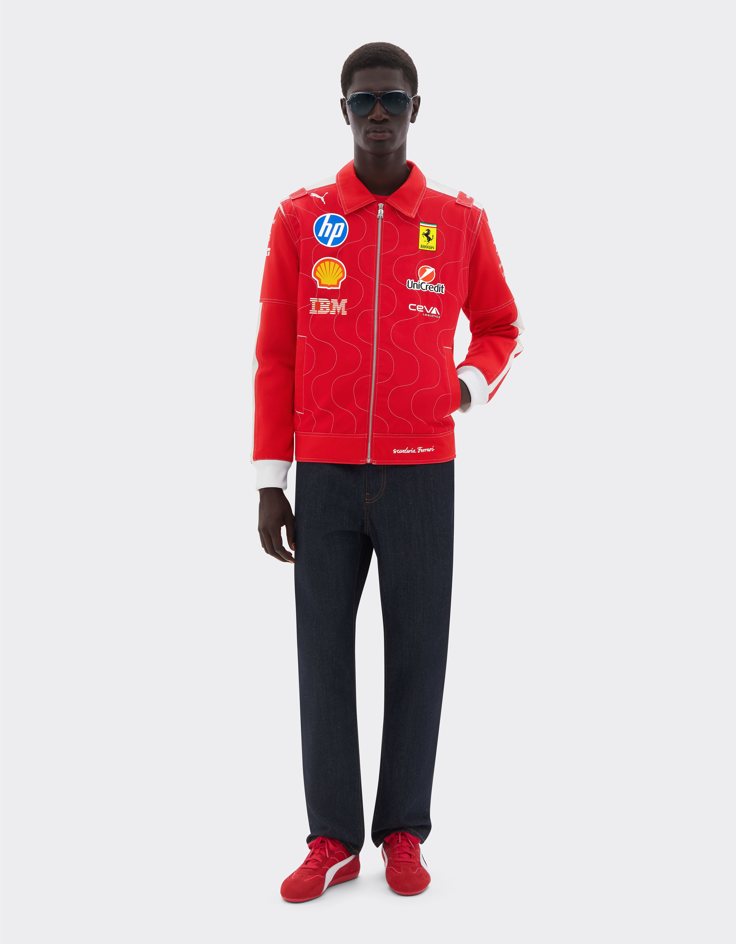 Ferrari Puma为法拉利HP车队2025年蒙扎大奖赛推出限量版复制夹克 Racing red LA0BXf