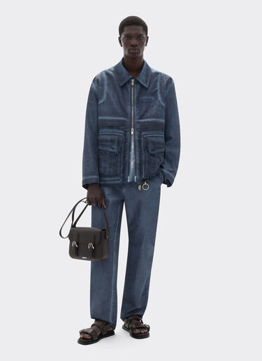 尼龙华达呢海军大衣 Ferrari 尼龙华达呢海军大衣 Ultramarine 50051f