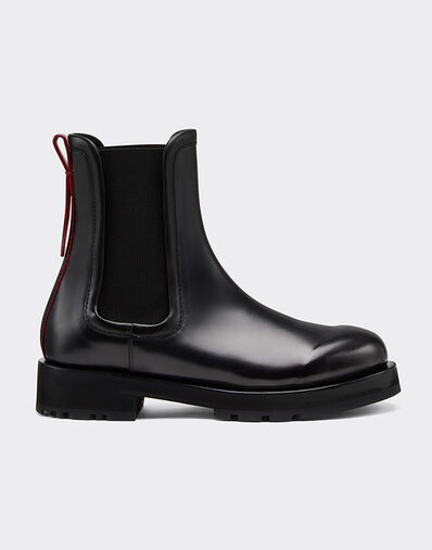 Ferrari Chelsea ankle boot in matte leather Black 22739f